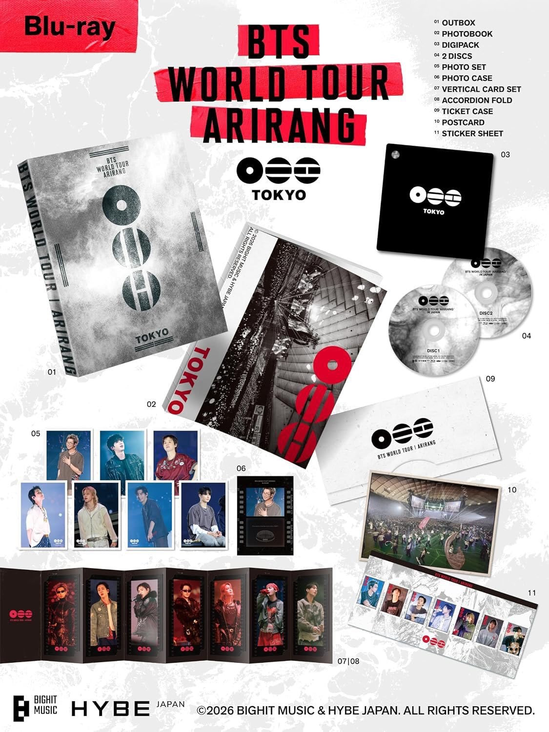 DVD da collezione – BTS WORLD TOUR 'ARIRANG' IN JAPAN BLU-RAY + HMV POB | PRE-ORDER
