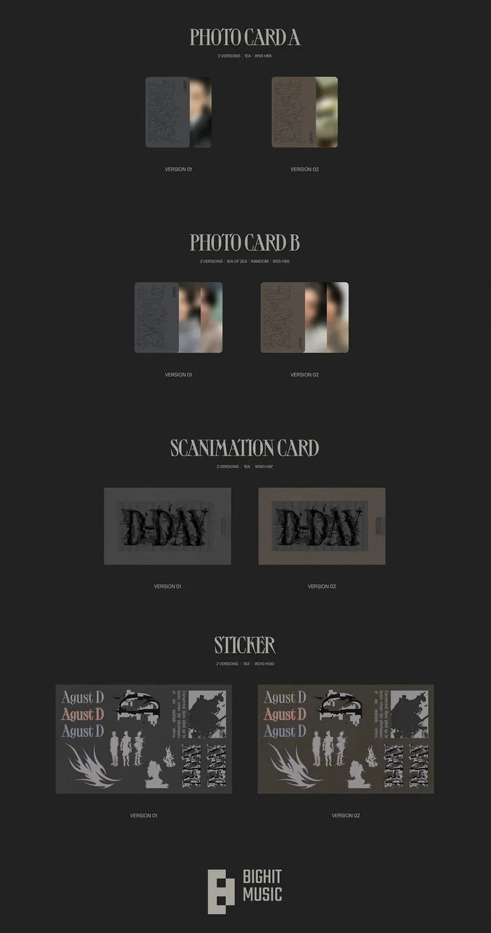 Album da collezione – AGUST D D-DAY