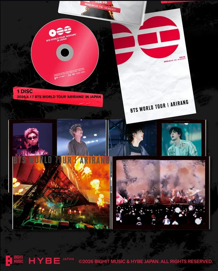 DVD da collezione – BTS WORLD TOUR 'ARIRANG' IN JAPAN LIVE ONLY EDITION + HMV POB | PRE-ORDER