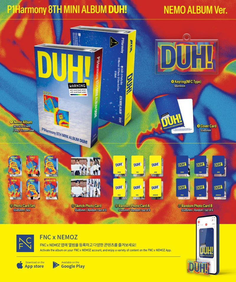 Collectible Album β P1Harmony DUH! (Nemo Ver.)