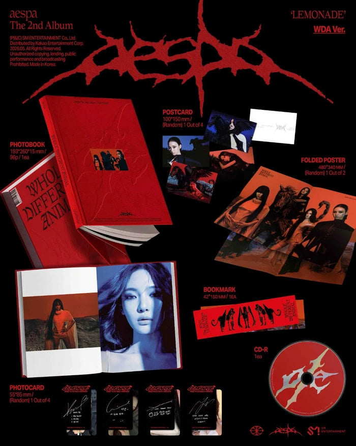 Album da collezione – AESPA LEMONADE (WDA VER.)