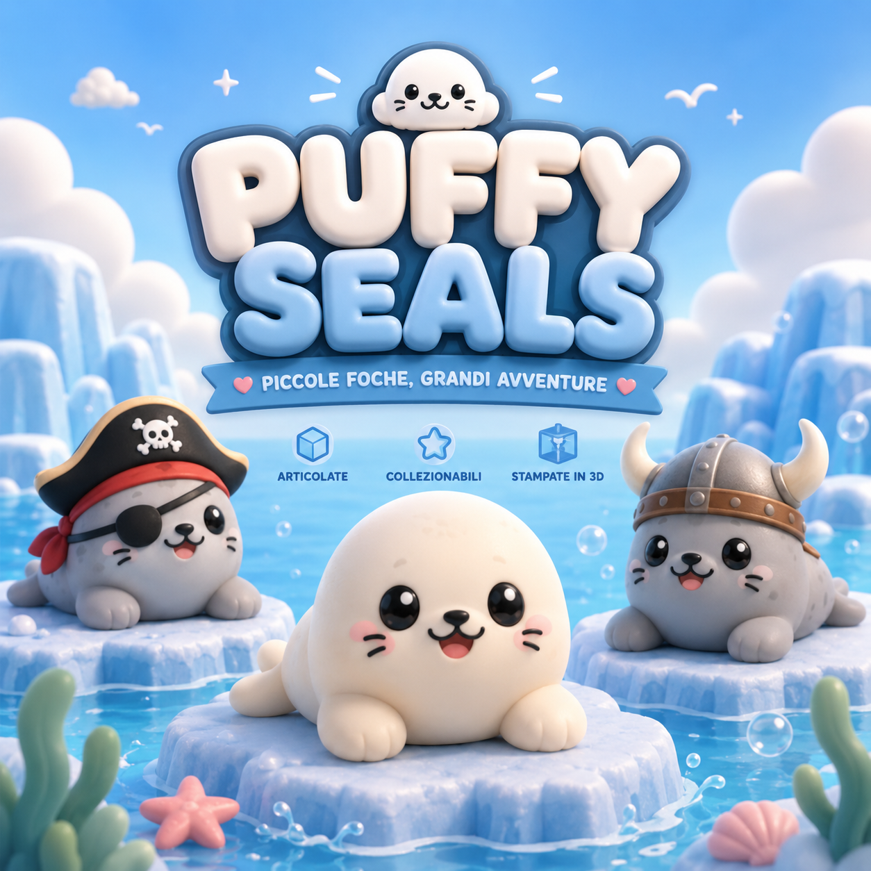 Puffy Seals