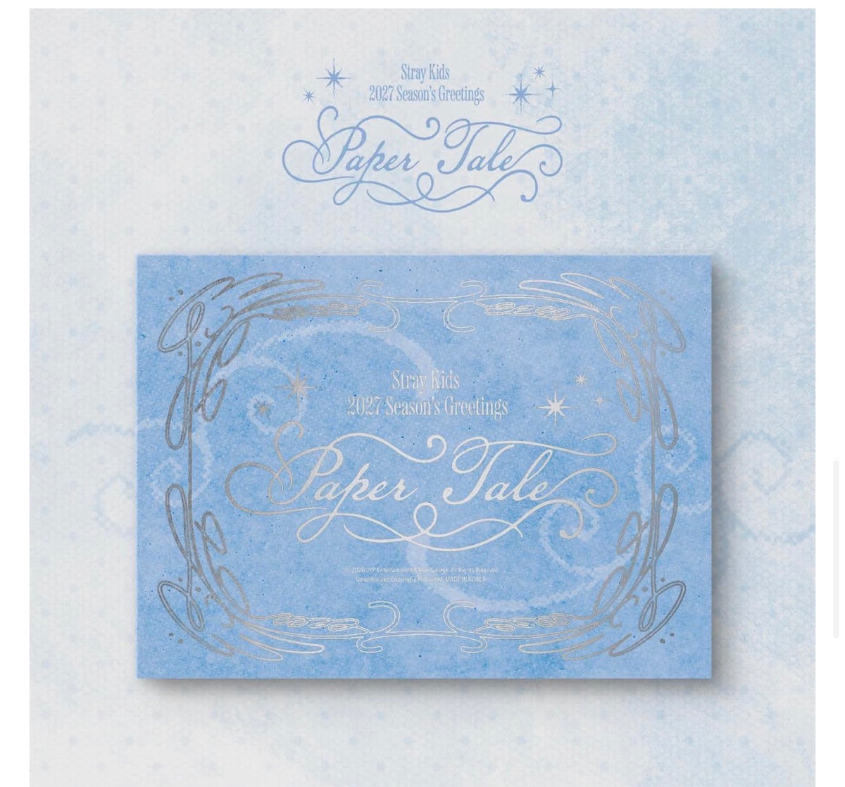 STRAY KIDS SEASON’S GREETINGS 2027 – [PAPER TALES] + POB | PRE-ORDER