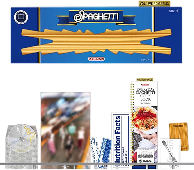 Album da collezione – LE SSERAFIM Spaghetti (Standard Ver.) Originale