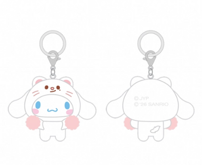 STRAY KIDS – SKZOO X SANRIO CHARACTERS SECRET FLOCKED FIGURE KEYRING (CHEER UP VER.) (RADOM VER.)Gadget Ufficiale (PRE-ORDER)