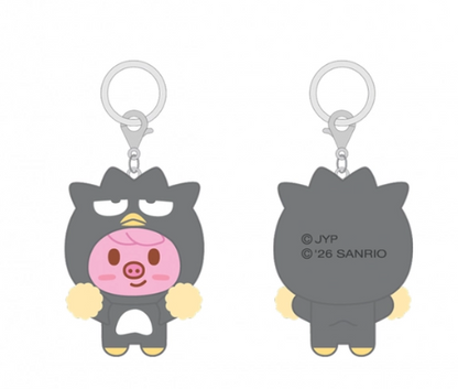 STRAY KIDS – SKZOO X SANRIO CHARACTERS SECRET FLOCKED FIGURE KEYRING (CHEER UP VER.) (RADOM VER.)Gadget Ufficiale (PRE-ORDER)