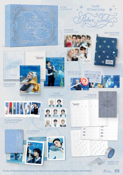 STRAY KIDS SEASON’S GREETINGS 2027 – [PAPER TALES] + POB | PRE-ORDER