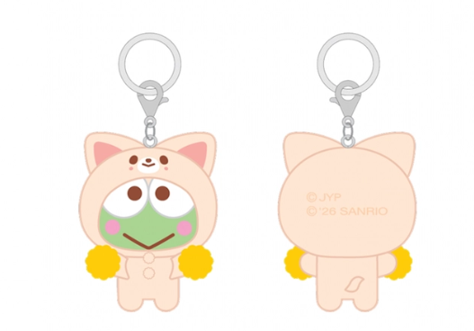STRAY KIDS – SKZOO X SANRIO CHARACTERS SECRET FLOCKED FIGURE KEYRING (CHEER UP VER.) (RADOM VER.)Gadget Ufficiale (PRE-ORDER)