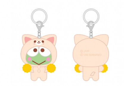 STRAY KIDS – SKZOO X SANRIO CHARACTERS SECRET FLOCKED FIGURE KEYRING (CHEER UP VER.) (RADOM VER.)Gadget Ufficiale (PRE-ORDER)