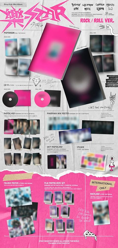 Collectable album – Stray Kids ROCK-STAR
