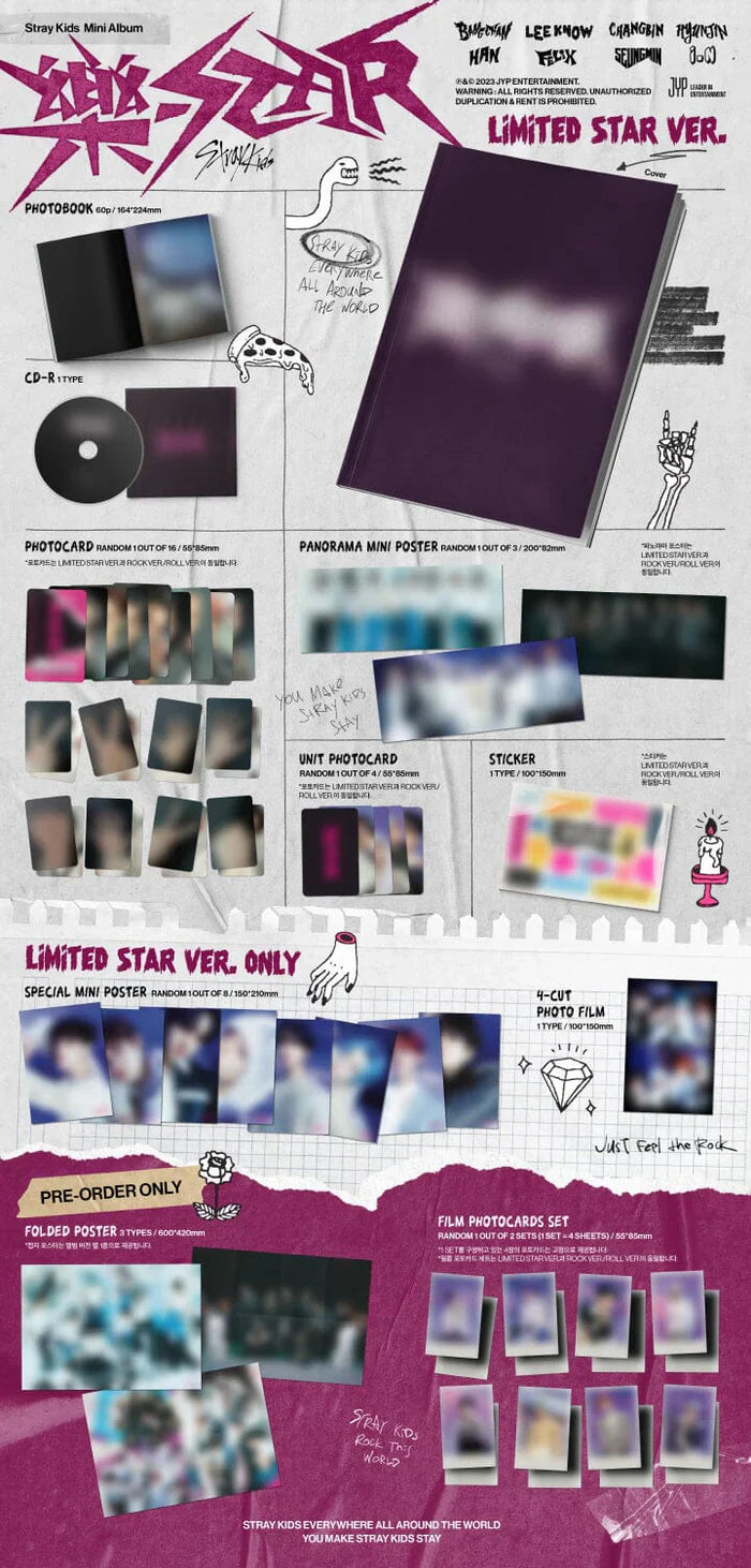 Collectable album – Stray Kids ROCK-STAR