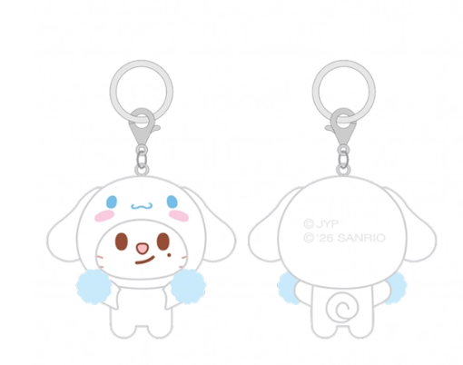 STRAY KIDS – SKZOO X SANRIO CHARACTERS SECRET FLOCKED FIGURE KEYRING (CHEER UP VER.) (RADOM VER.)Gadget Ufficiale (PRE-ORDER)