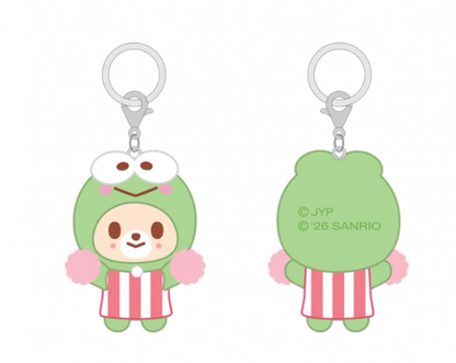 STRAY KIDS – SKZOO X SANRIO CHARACTERS SECRET FLOCKED FIGURE KEYRING (CHEER UP VER.) (RADOM VER.)Gadget Ufficiale (PRE-ORDER)