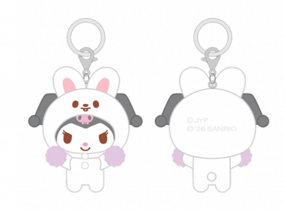 STRAY KIDS – SKZOO X SANRIO CHARACTERS SECRET FLOCKED FIGURE KEYRING (CHEER UP VER.) (RADOM VER.)Gadget Ufficiale (PRE-ORDER)