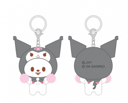 STRAY KIDS – SKZOO X SANRIO CHARACTERS SECRET FLOCKED FIGURE KEYRING (CHEER UP VER.) (RADOM VER.)Gadget Ufficiale (PRE-ORDER)