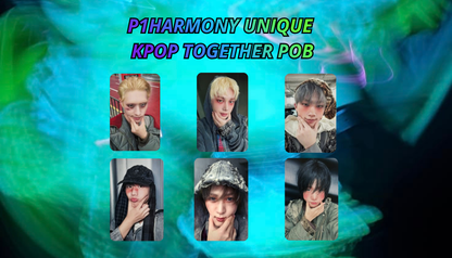 P1HARMONY – UNIQUE KPOP TOGETHER POB Photocard Ufficiale | Collezionabile K-Pop