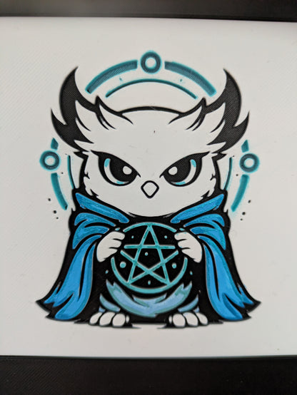 AXIS – LUMI Forms Arcana | Hand-Painted 3D Sculpture with 150×150 mm Frame