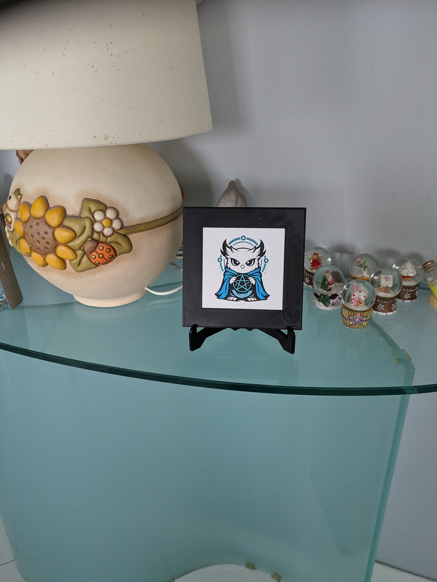 AXIS – LUMI Forms Arcana | Hand-Painted 3D Sculpture with 150×150 mm Frame