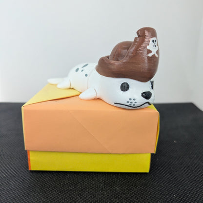 PUFFY SEAL PIRATA – FOCA 3D ARTICOLATA COLLEZIONABILE CUTE