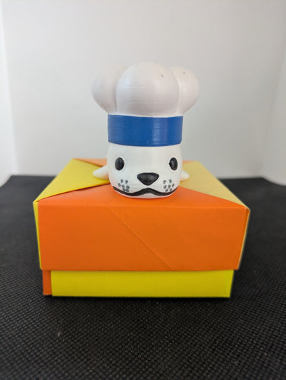 PUFFY SEAL CHEF – FOCA 3D ARTICOLATA COLLEZIONABILE CUTE
