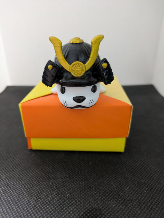 PUFFY SEAL SAMURAI – FOCA 3D ARTICOLATA COLLEZIONABILE CUTE