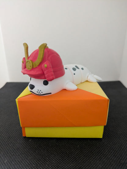 PUFFY SEAL SAMURAI – FOCA 3D ARTICOLATA COLLEZIONABILE CUTE