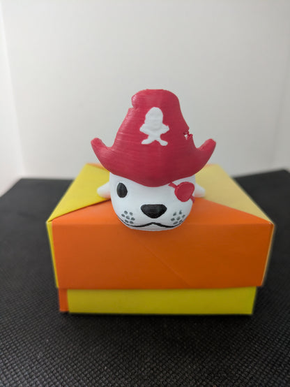 PUFFY SEAL PIRATA – FOCA 3D ARTICOLATA COLLEZIONABILE CUTE