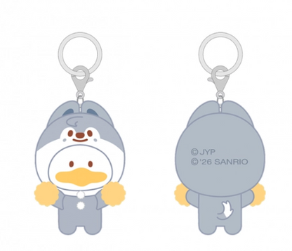 STRAY KIDS – SKZOO X SANRIO CHARACTERS SECRET FLOCKED FIGURE KEYRING (CHEER UP VER.) (RADOM VER.)Gadget Ufficiale (PRE-ORDER)