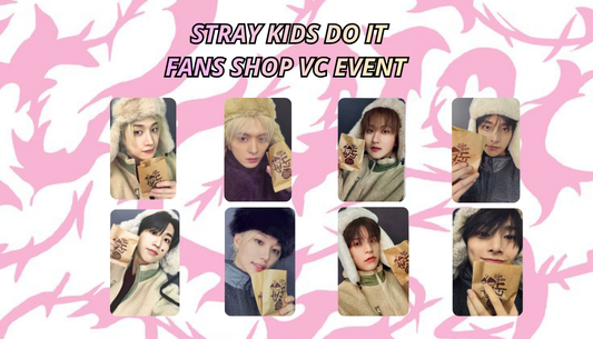 STRAY KIDS – DO IT FANS SHOP VC EVENT Photocard Ufficiale | Collezionabile K-Pop