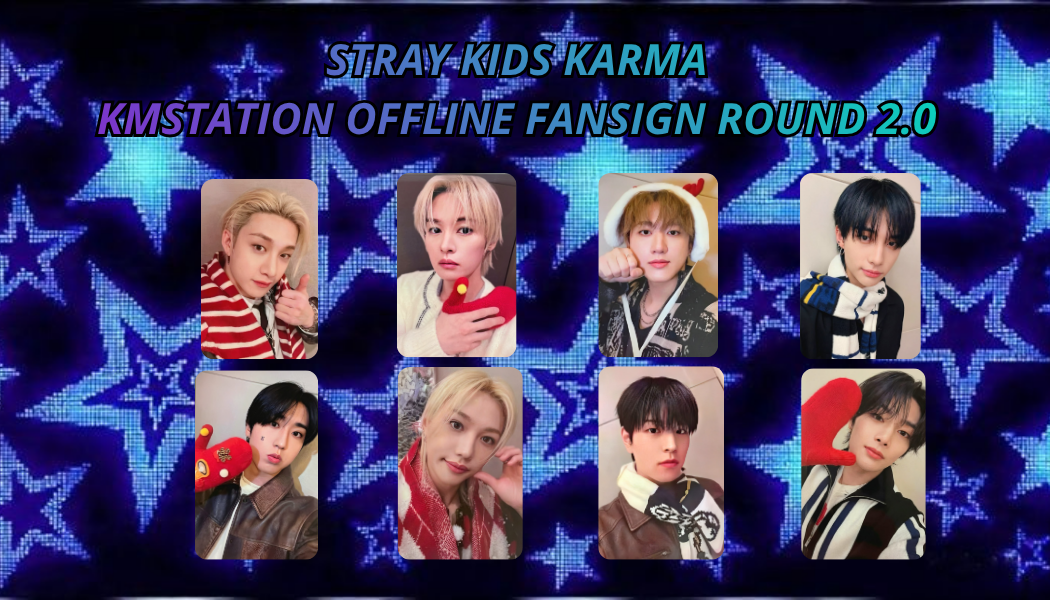 STRAY KIDS – KARMA KMSTATION OFFLINE FANSIGN ROUND 2.0 PHOTOCARD UFFICIALE| Collezionabile K-Pop