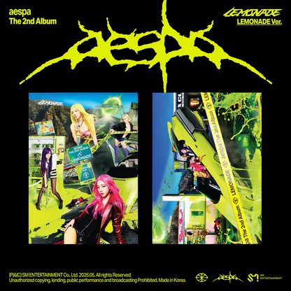 Album da collezione – AESPA LEMONADE (LEMONADE VER.) Originale