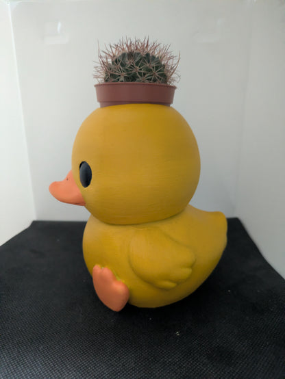 Anatra Plant Friends coprivaso per succulente e mini piante – vista laterale sinistra