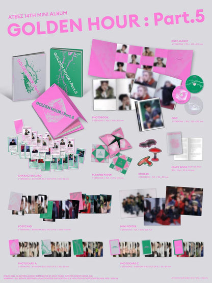 Inclusioni dell'album GOLDEN HOUR PART.5 degli ATEEZ