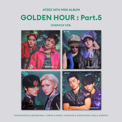 Copertina dell'album GOLDEN HOUR PART.5 (UNIT DIGIPACK VER.) degli ATEEZ nelle versioni disponibili