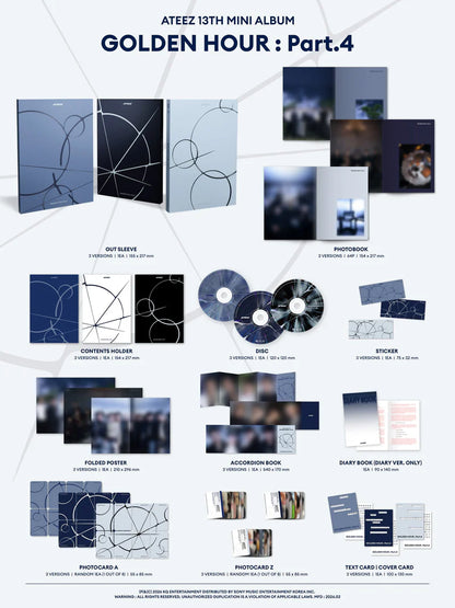 Album da collezione – ATEEZ Golden Hour : Part.4
