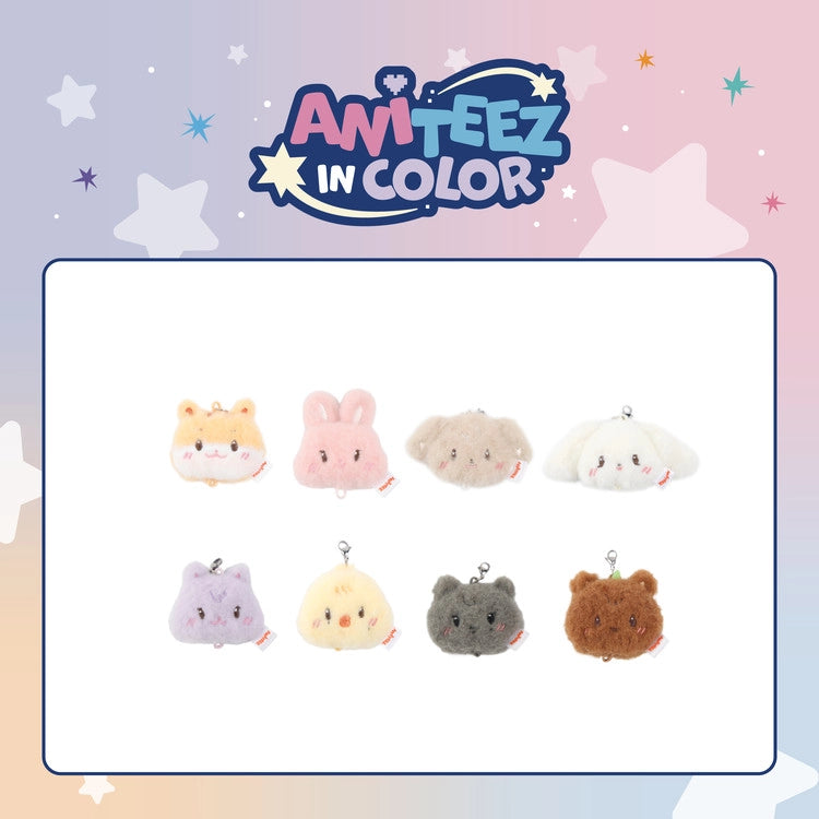 ATEEZ – LINKABLE FACE KEYRING Random Ver. Gadget Ufficiale Preorder | ANITEEZ IN COLOR MD