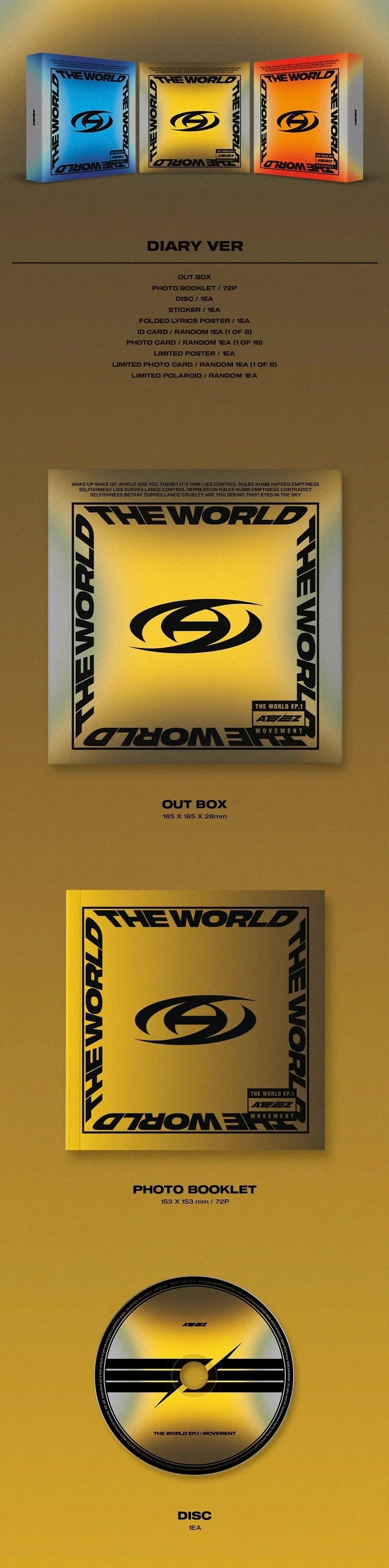 Album da collezione – ATEEZ The World EP.1 : Movement