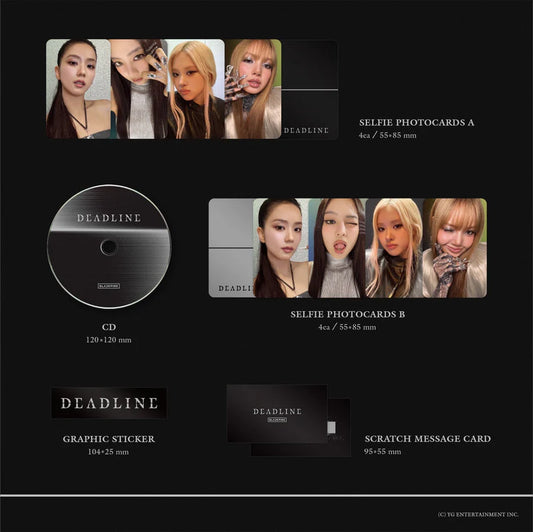 Album da collezione – BLACKPINK Deadline (Grey Ver.) Ufficiale