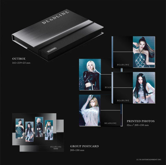 Album da collezione – BLACKPINK DEADLINE (GREY VER.) Ufficiale