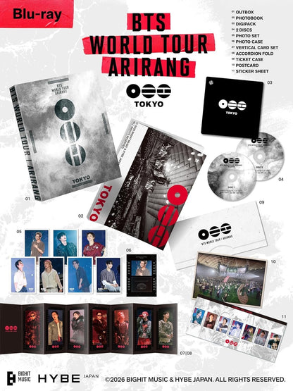 DVD da collezione – BTS WORLD TOUR 'ARIRANG' IN JAPAN BLU-RAY + HMV POB | PRE-ORDER