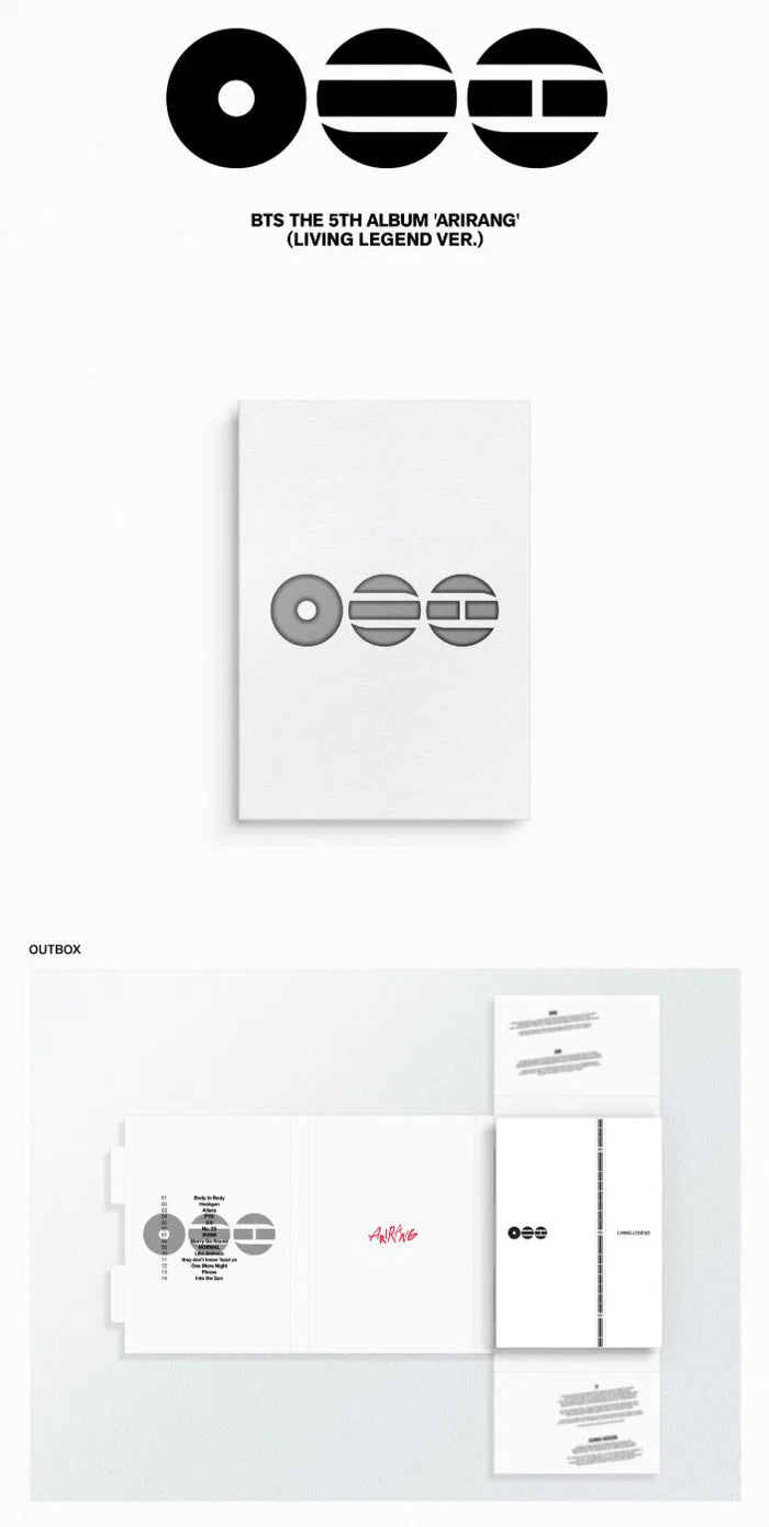 Album da collezione – BTS Arirang (Living Legend Ver.)