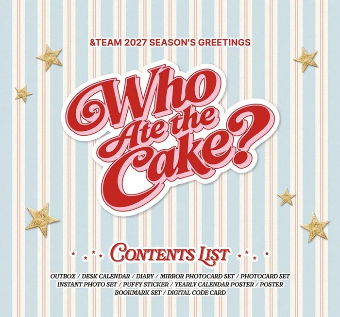 &TEAM SEASON’S GREETINGS 2027 – (WHO ATE THE CAKE?) | PRE-ORDER