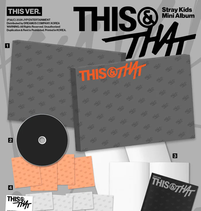 Album da collezione – STRAY KIDS THIS & THAT (STANDARD VER.) (PRE-ORDER) Originale
