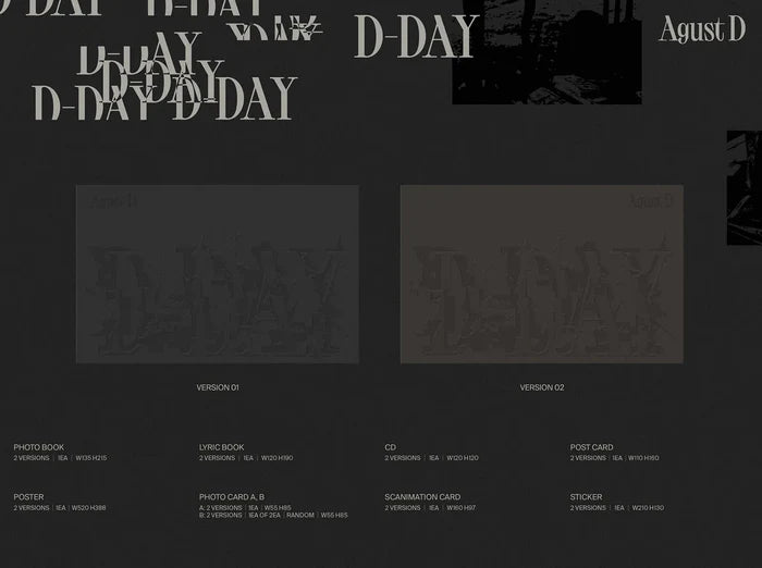 Album da collezione – AGUST D D-DAY