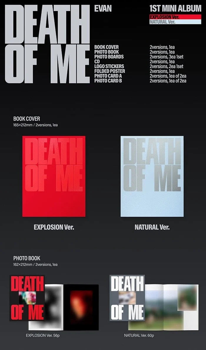 Album da collezione – EVAN DEATH OF ME