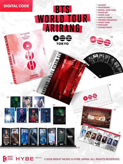 DVD da collezione – BTS WORLD TOUR 'ARIRANG' IN JAPAN DIGITAL CODE + HMV POB | PRE-ORDER