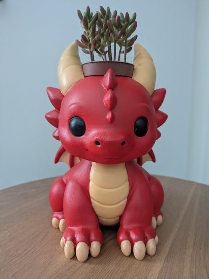 Drago Plant Friends Porta piante per succulente e mini piante – vista frontale