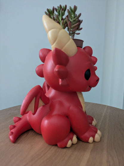 Drago Plant Friends coprivaso per succulente e mini piante – vista laterale destra