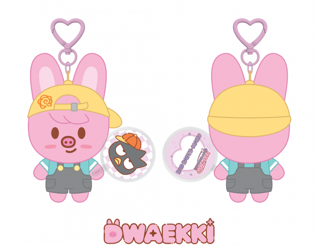 STRAY KIDS – SKZOO X SANRIO CHARACTERS 10CM PLUSH MINI PICKET VER. Gadget Ufficiale (PRE-ORDER)