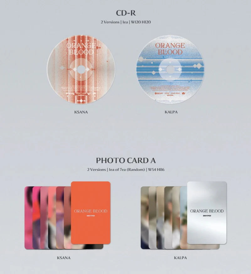 Album da collezione – ENHYPEN ORANGE BLOOD (Originale)